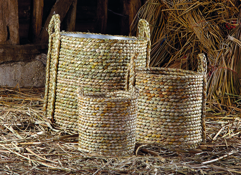 Circular Log Baskets